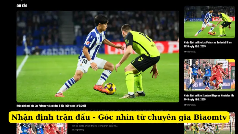 Nhận định trận đấu - Góc nhìn từ chuyên gia Biaomtv